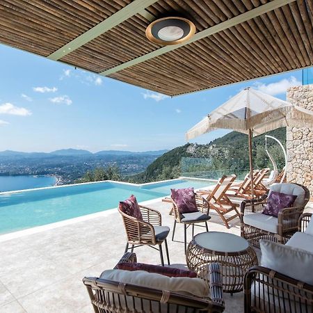 Summerwine Luxury Villa Sea View Private Pool Spartylas Eksteriør billede