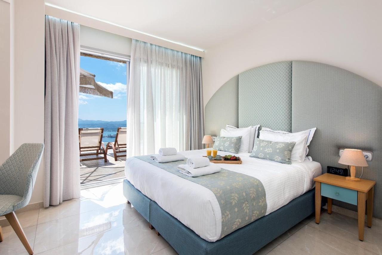 Summerwine Luxury Villa Sea View Private Pool Spartylas Eksteriør billede