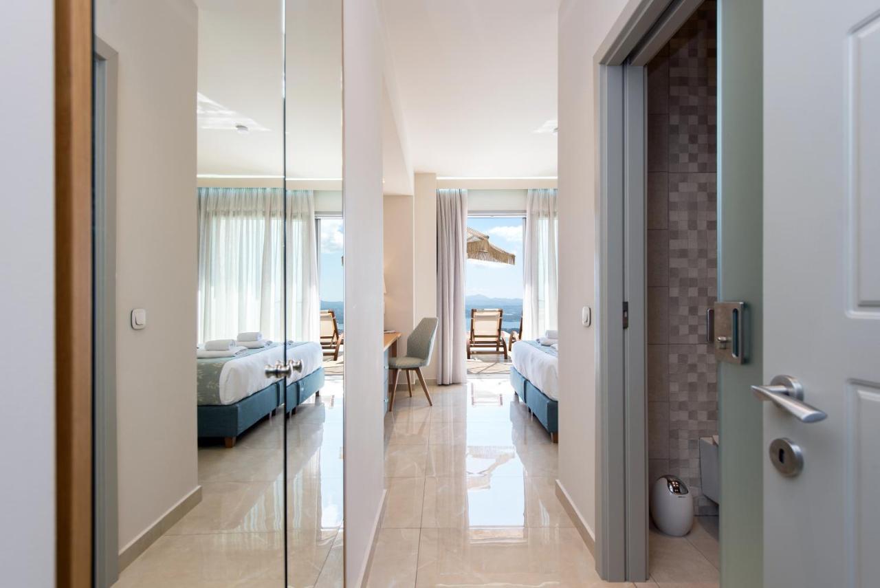 Summerwine Luxury Villa Sea View Private Pool Spartylas Eksteriør billede