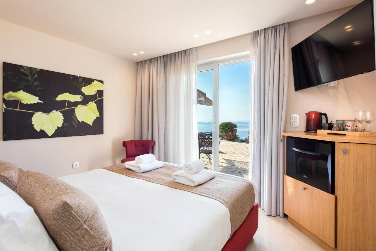 Summerwine Luxury Villa Sea View Private Pool Spartylas Eksteriør billede